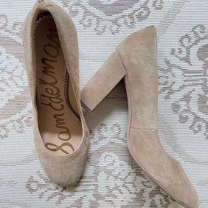 Sam Edelman Stillson round toe block heel pump